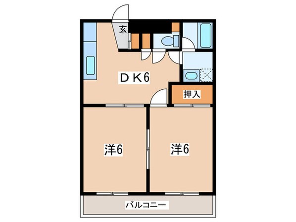 メゾン相模野の物件間取画像